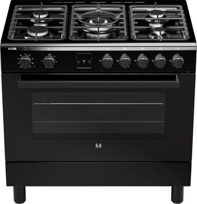 ETNA FG190ZWA - Gas/elektro fornuis - 90 cm - Zwart