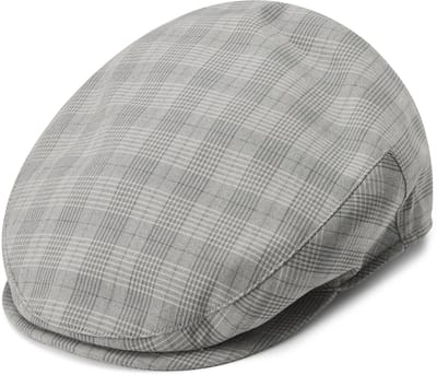 Mateo Grijze Geruite Moda Platte Pet