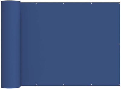 vidaXL - Balkon - Privacy - Scherm - 180 - x - 700 - cm - Stof - met - PU-coating - Blauw