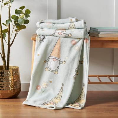 Fleece Deken - Zachte Plaid - Gezelligheid Thuis - Warm en Zacht - 130x170cm - Mintgroen