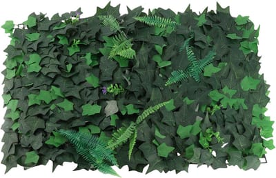 Kunstplantenpanelen - Groene Wandpanelen - Decoratieve Tuin - Realistisch Gras Design - 40x60 cm - Groen