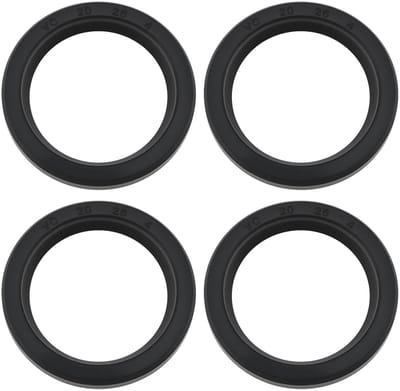 Dailygoods- Oliekeerring TC - 20x26x4mm - NBR-rubber - 4 Stuks - Afdichting - Geschikt voor Motor/Pomp/Versnellingsbak - Afdichtring