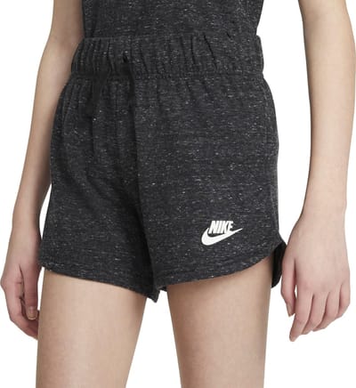 Nike Sportswear Jersey Short Sportbroek - Maat 134 - Vrouwen - Donker grijs