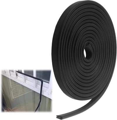 U-Profiel Rubber Randbescherming EPDM - Krasvrij Beschermen van Platen, Deuren en Tafelhoeken (1.5mm x 6m)