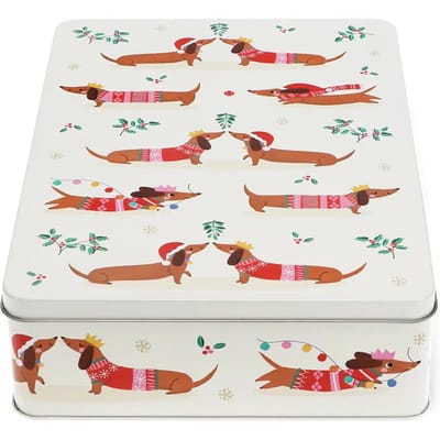 Opbergdoos Rex London Festive Sausage Dog