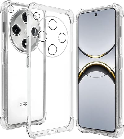 Casemania Hoesje Geschikt voor Oppo Find X8 Pro - Transparant - Anti Shock Back Cover