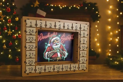 Crazy Needles - Adventskalender - Piercingsieraden - Feestelijke Editie - Hoogwaardige Titanium