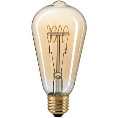 Gekromde rustieke LED lamp Sigor Edison