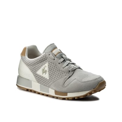 Le Coq Sportif Omega Premium Heren Grijze Trainers