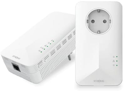 Powerline WiFi 1000 Duo, High-Speed WLAN-Adapter met Tot 300 m Bereik, Internet via Stopcontact, Wifi-Hotspotset
