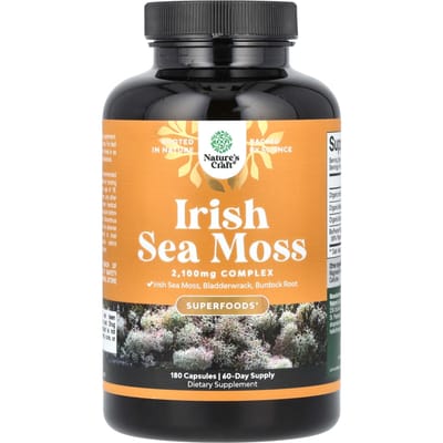 Ierse Zee Mos, 180 Capsules