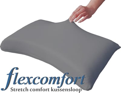 Mahoton Kussenslopen Flexcomfort Grijs Butterfly