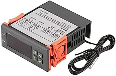 Digitale Temperatuurcontroller AC 110V-220V voor Verwarming en Koeling met Sensor en 2 Relais