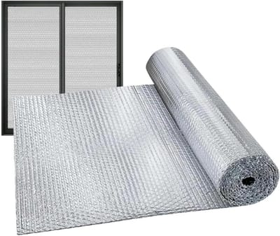 Isolatiemat - Warmteblokkering - Temperatuur Stabiliseren - Vlamvertragend Materiaal - 60x300cm - Reflecterend