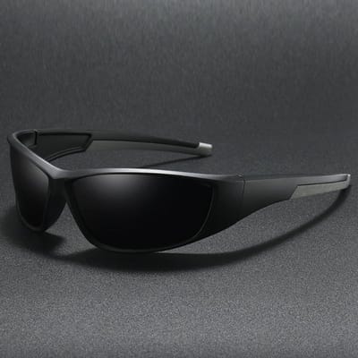 Sport Anti Blauw Licht Zon Zonnebril Chauffeur Rijden Fietsen Sport Zonnebril Luxe Rijden Bril Heren Zonnebrillen black