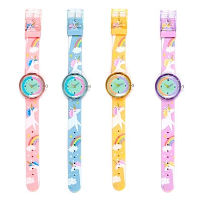 Unicorn Magic Analogue Watch - Horloge- Willekeurige Kleur "My First Watch"