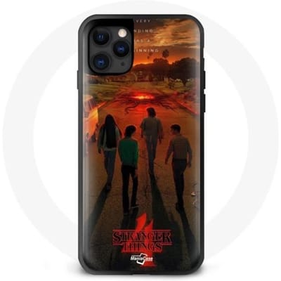 Hoesje voor iPhone 12 - Stranger Things - Seizoen 4 - Kunstposter - Hardcase - Bescherming