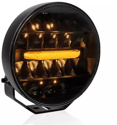 Verstraler - Optibeam - Elites 9 - 8.6 - 21.8cm - Smoke - Positielicht Wit/Amber - Driving