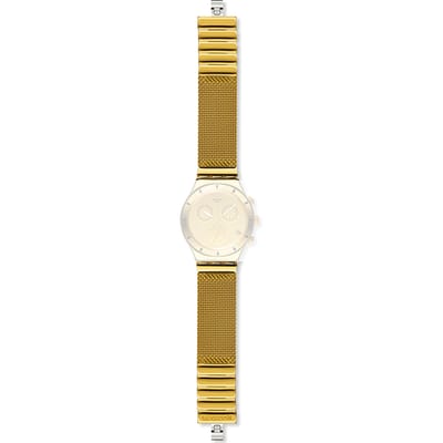 Swatch Irony - Chrono - YC AYCG410GB YCG410G Golden Cover Small band