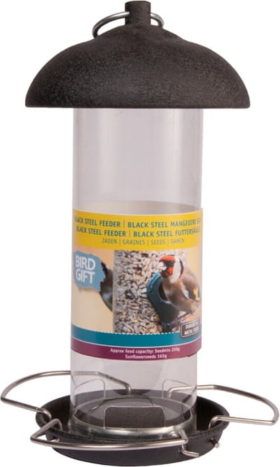 Buzzy Birds Bird Gift Blacksteel Zaadfeeder