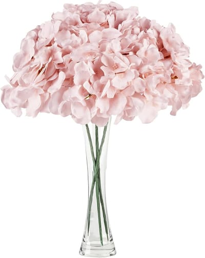 Kunstmatige Hortensia Bloemen Set van 3 Stuks 68CM Realistische Decoratie voor Bruiloften, Koffiehuizen en Thuisgebruik