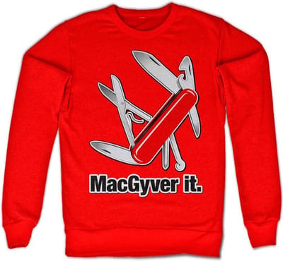 MacGyver Sweater/trui -S- MacGyver It Rood
