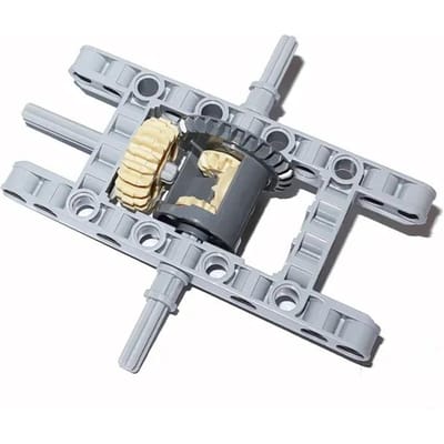 Bouwstenen Differentieel Tandwielen Zelfborgende Stenen MOC Technische Componenten Kits Frame Kit Pakket 65413 65414 62821