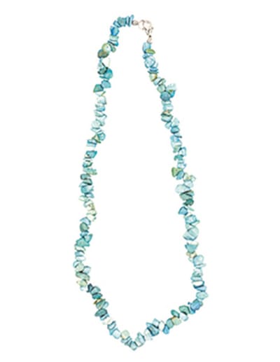 Turkoois natuur splitketting