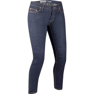 Slim fit motorjeans voor dames Bering Trust