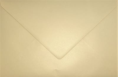 Metallic (parelmoer) crème enveloppen A5 - 162 x 229 mm - C5 - 20 stuks - NK natgelijmde - 120 gram - Aster Metallic - Netuno