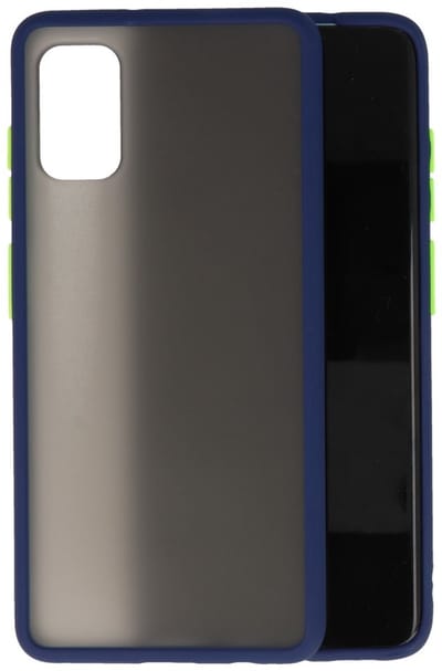 Hoesje Geschikt voor de Samsung Galaxy A41 - Hard Case Backcover Telefoonhoesje - Blauw