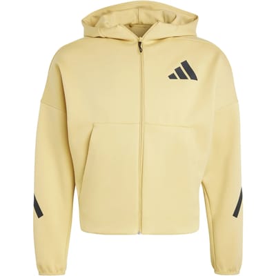 Adidas Z.n.e Sweatshirt Met Rits Geel L / Regular Vrouw