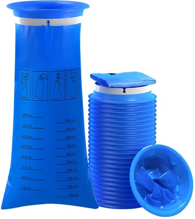 Daily Essentialz Spuugzakjes - Braakzakjes - Kotzakjes - Spuugzakjes Onderweg - Afvalzak - 1 Liter - 15 stuks