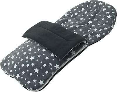 Voetenzak - Slaapzak Kinderwagen - Kinderwagen Comfort - Fleece Voering - 90 x 40 cm - Grijs