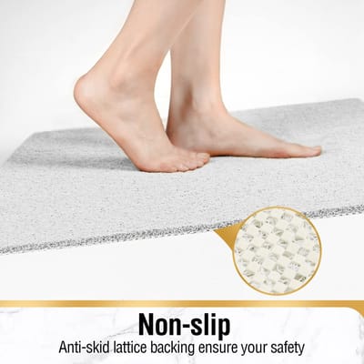 Dailygoods - Douchemat van PVC - Sneldrogend en Comfortabel 101 x 51 cm