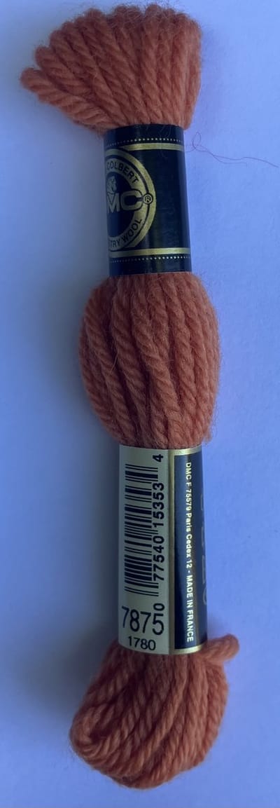 Borduurwol Dmc Nr 7022   100% Zuiver Wol
