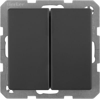 Berker Q1 schakelaar - inbouw - serie - antraciet