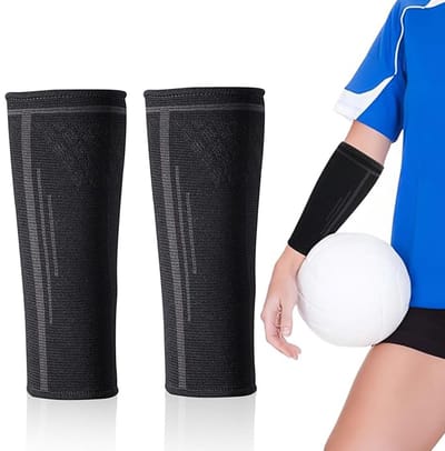 Dailygoods - Volleybal Armbeschermers - Elastische Mouwen - Bescherming tijdens het Spelen - Formaat L - Unisex - Comfortabel en Ademend - Voor Volley...