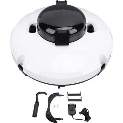 Nettoyeur de Piscine Robotique Sans Fil 120 Minutes IPX8 Résistant à l'Eau Batterie 5200mAh Charge Rapide Robot Aspirateur de Piscine Automatique UK PLUG