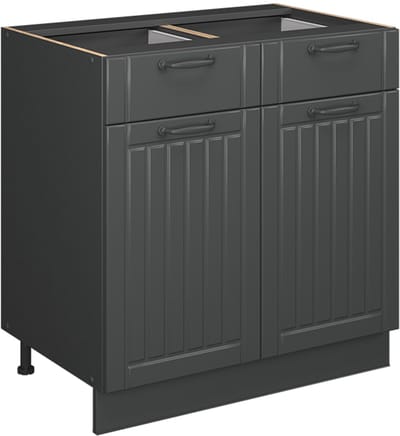 Vicco Fame-Line Keukenonderkast – 80 cm, WB Antraciet Donkergrijs