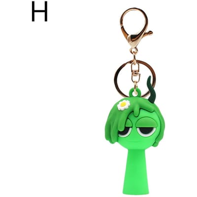 Cartoon Sprunki Sleutelhanger Schattige Sprunki Oren Raddy Grijs Brud Vineria Voor Meisje Jongen Tas Hanger Sleutelhanger Sieraden Fans Cadeaus Decor green