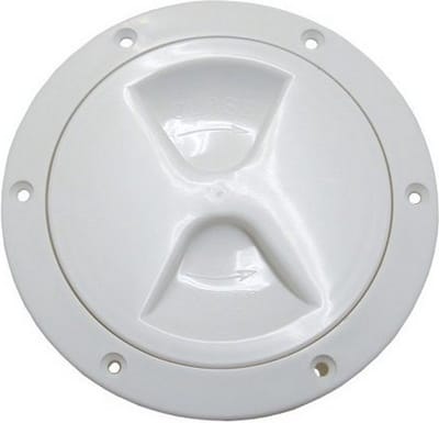 Ronde inspectiedeksels boot - 165mm - Wit