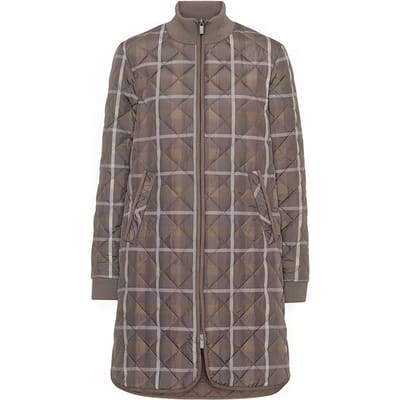 Ilse Jacobsen 10 Art06tartan Padded Coat Falcon Size: 36 | Parkas Outlet | Dames |