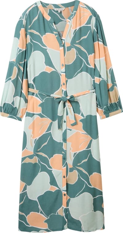 TOM TAILOR printed dress with belt Dames Jurk - Maat 36