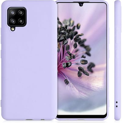 Hoesje Geschikt Voor Samsung Galaxy A42 hoesje - A42 5G hoesje Lila - Hoesje Geschikt Voor Samsung Galaxy A42 hoesje Nano Liquid siliconen Backcover- hoesje Hoesje Geschikt Voor Samsung Galaxy A42