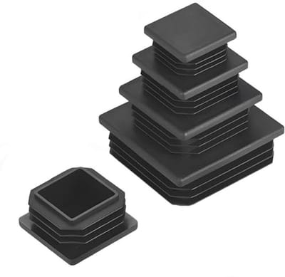 Lamellenstop 80x80 mm | 20 Stuks Kunststof Buisafdekkingen voor Meubels