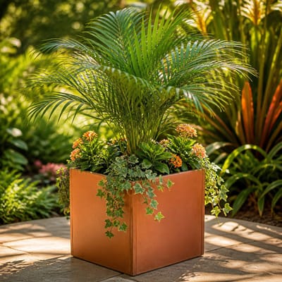Plantenbak Cortenstaal 50x50x50 cm
