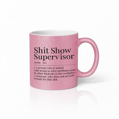 Shit Show Supervisor Grappige Kantoormok – Humoristisch Cadeau voor Baas & Manager – Unieke Koffiebeker