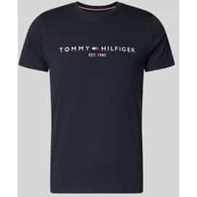 Tommy Hilfiger  T-shirt Korte Mouw TOMMY FLAG HILFIGER TEE