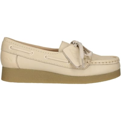 Clarks Wallabee EVO Sea - dames veterschoen - Beige - maat 36 (EU) 3.5 (UK)